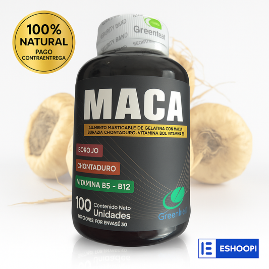 MACA +BOROJO Y CHONTADURO  x100 Softgel